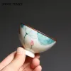 Tasse de thé en céramique chinoise peinte à la main motif de thé Bol maître tasse maîtresse de tasse individuelle petite tasse de thé