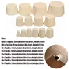 1/5/10pcs 000#-20# Assorted Sizes Solid Rubber Stopper Plug Wine Bottle Flask Tapered Tube Solid Lab Push-In Sealing