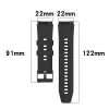 Tiras de faixa de silicone de 22 mm para huawei relógio gt2 gt 2 pro esportes wrisband huawei gt 3 gt3 46mm cinturão de pulseira de substituição