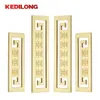 Meubels hardware licht luxe vierkante patroon gouden handgreep zink legering keukenkastje bed lade knop kast hendel