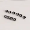 5 set set tag di prezzo combinato Numero in dollari Euro Cubi di cifre per abbigliamento Gioielli per laptop telefonico vetrina Display Prezzo contatore