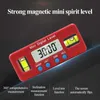 Upright Inclinometer Digital Angle Finder Level 360 Degree Range Spirit Level Magnets Protractor Angle Slope Tester Goniometer