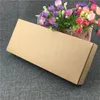 12pcs/Los brauner Kraft Geschenkboxen Blanker Speicherbox Verpackungspapierboxen für Geschenke/Süßigkeiten/Buch/Kunsthandwerk lang großgröße