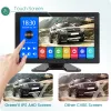 Greenyi 10 "AHD Monitor 4CH enregistrement DVR IPS Tactile Screen 1080p Car arrière View Camera Tamin Vehicle Support FM MirrorLink