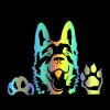 JPCT Creative German Shepherd Dog Decali