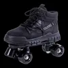 Patinadores en línea de rodillos ligeros transpirables para adultos martin skates skates zapatos patins deslizantes en línea de patinador de patinador de patinador 4 ruedas y240410