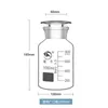 높은 붕소 실리케이션 흰색 넓은 구강 병 고온 저항성 시약 실험실 60ml /125ml /250ml /500ml /1000ml