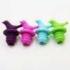 O novo design criativo de pássaro design de vinho stopper silicone stopper plug tampa tampa de garrafa tampa de garrafa stopper stoppers stoppers