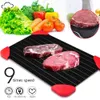 myvit fast defrost tray tawze frowze food meat fruitクイックデフロスト板ボードデフロストプレートキッチンガジェットツール