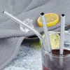 Dricker sugrör 8 st återanvändbart metall rostfritt stål med rengöringsborstar rak kit verktygsfält parti tillbehör