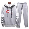 Men's Tracksuits 2024 Autumn WTF World Taekwondo Federation Printing Men High Quality Fashion Lace-up Designe Sets Hoodie Sweatpants Suit