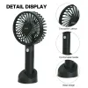 2022 Summer Hot 6 Color Portable Handheld USB RECHAREBLEABLE FAN Desktop Air Cooler Outdoor Fan Cooling Travel Hand Fans