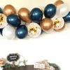 5pcs 10/12 inç krom retro bakır balonlar lateks balonlar krom doğum günü partisi gelin duş düğün sonbahar bebek duş dekor