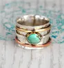 Boheemse natuurlijke stenen ringen voor vrouwen mannen vintage turquoises vinger mode feest bruiloft sieraden accessoires1183084