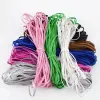 Meetee 10Meters 3/6mm Elastic Bands Rope Rubber Hair Band Ribbons Sewing Webbing Tapes Waist Shoes Belt DIY Garment Accessories