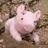 Plyschdockor 55 cm fluffig rosa gris plysch fylld leksakssimulering liggande gris docka kawaii djur kudde julklapp till barn och flickor J240410