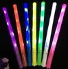 LED Glow Stick ficklampa Ljus upp blinkande pinnar Wand för festkonserthändelse Cheer Atmosphere Props barnleksaker