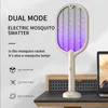 Nouveau ménage intelligent 2in1 Mosquito Killer Lamp Electric Shock Shock Mosquito Swatter USB Recharg eable bug zapper Mosquito Trap