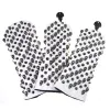 Golf Head Cover for Driver Fairways#1#3 #5 UT Hybrids PU Leather Skull Rivets Golf Club Head Protector White Black