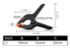 50/40/30pcs 2インチ木工スプリングクランプA字型プラスチック製の木材クリップハードウェア木工ツール