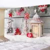 Audio dell'albero di Natale, arazzi per deco di casa, hippy decorativi bohémien, arazzi della camera da letto di Natale