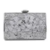 New Arrival Hollow Out Style Evening Bags Diamonds Metal Golden Luxury Day Clutch With Chain Shoulder Rhinestones Purse