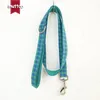 MUTTCO CLARA COLAR CLARA MUTTCO Tag The Blue Green Green Plaid Anti-Lost Pet Supplies 5 Tamanhos Udc073