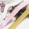 Kewgarden 1.5 "1" 25mm 40mm Stripe Chenille Ribbons Diy Make Bows Hair Accessories手作り炭水化物縫製ギフト梱包10ヤード