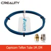 Creality Bowden Ptfe Tubing XS Serie 1m 2m Röhrchen Schnellanpassende pneumatische Anpassung 1,75 mm Filament 3D -Drucker Teil