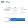 QSS 10PCS 8MM Insulated Fork Spade U-Type Wire Connector Electrical Crimp Terminal Y Spade Plug Copper Banana Socket 4MM Q.20017