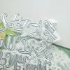 Alphabet Letter Craft Me Cutting Dies pour bricolage 3D Album d'album Cartes papier CARTES DÉCORATIFS CUTER