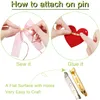 50Pcs /Lot Brooch Bar Pins Clutch Pins Blank Pins Set Safety Catch Back Pins Lock Base Accessories for Diy Jewelry Making