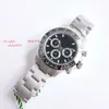 Round Watch Fashion Movement AAAA 40*12.3mm Gray Automatic Black Business Designers Men's Superclone 7750 Chronograph 86 Montredeluxe