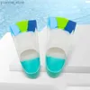 Tauchzubehör 18 Color Professional aufblasbare Schwimmflossen Paddel Blade Silikon Kurzkinder und Herren Flip Cap Childrens Wasser L Y240419 Igxs