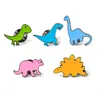 Süße Dinosaurier Brosche gelber Spinosaurus Dinosaurier Emaille Lappel Pin Badge Rucksack Hemd Kragen Dekor Frauen Accessoires Anime Pin