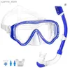 Maski nurkowe HB Maska dla dzieci dzieci pełna twarz HD anty mgła nurkowa maska ​​podwodna maska ​​nurkowa