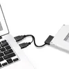 노트북 광학 드라이브 7+6 핀 SATA에서 USB2.0 쉬운 드라이브 케이블 USB에서 SATA 13P 광학 드라이브 케이블