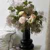 Вазы украшения ваза оригинальный современный стол уникальный керамический орнамент круглый европейский минималистский черный декор jarrones jarrones