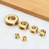 2Pcs Solid Brass Screw Back Eyelets With Washer Grommets Leather Craft Accessory for Bag Garment Shoe Clothes Jeans DIY Decor