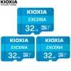 Cards 3PCS Original KIOXIA EXCERIA MicroSD Flash Memory Card 64GB 32GB U1 A1 Micro SD Cards Class 10 TF Cards For Phone Camero Gopro
