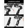 MTB Road Bike Standhoedstem extender Adapter Aluminium Aluminium Ally Universal Bicycle Front STEM Riser Cycling Accessories 120/138mm