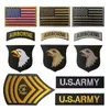 EE. UU. 101 Insignias de águila en el aire Armband bordado táctico bordado de bordado US Ejército y bucle Capítulo Magic Paste Mochila Palker Diy