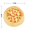 Pet Toy Dog Sniffing Sound Paper Toy Pizza Shape Strong Resistant To Bite and Molar Interactive Training Plush Sounding Toy