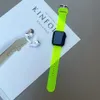 A mais recente faixa de silicone de fluorescência transparente de 20 mm de 22 mm para Samsung Galaxy Watch Active 2 Active 3 Gear S2 pulseira de pulseira