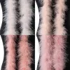 2METERS Turkiet Feather Fluffy Marabou Plume Boa Shawl For Wedding Party Cosplay Clothing Sy Feather Scarf Accessory Decor