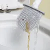 Brosse de toilette en silicone avec support de fuite d'eau Brosse de nettoyage WC Brosse de nettoyage de toilette à longue manche accessoires de salle de bain