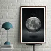 Space Theme Planets Posters Prints Sun Mercury Venus Earth Mars Jupiter Saturn Uranus Neptune Pluto Art Canvas Painting Pictures