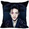 New Bang Chan Kpop Cover Coubelle Chambre Home Office Decorative Ahelbase thelpas Square Zipper Classement 45x45cm Satin Soft No Fade