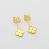 Boucles d'oreilles en perles classiques étalons de luxe de luxe de luxe bijoux de créateur petit coeur vintage ohrringe gold cjeweler flower man mode boucle oreille