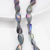 20 -stcs 9*17 mm Twist Glass kralen onregelmatige charmes voor sieraden maken voorraden kettingbevindingen